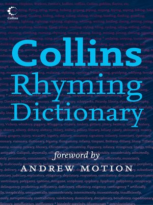 cover image of Collins Rhyming Dictionary